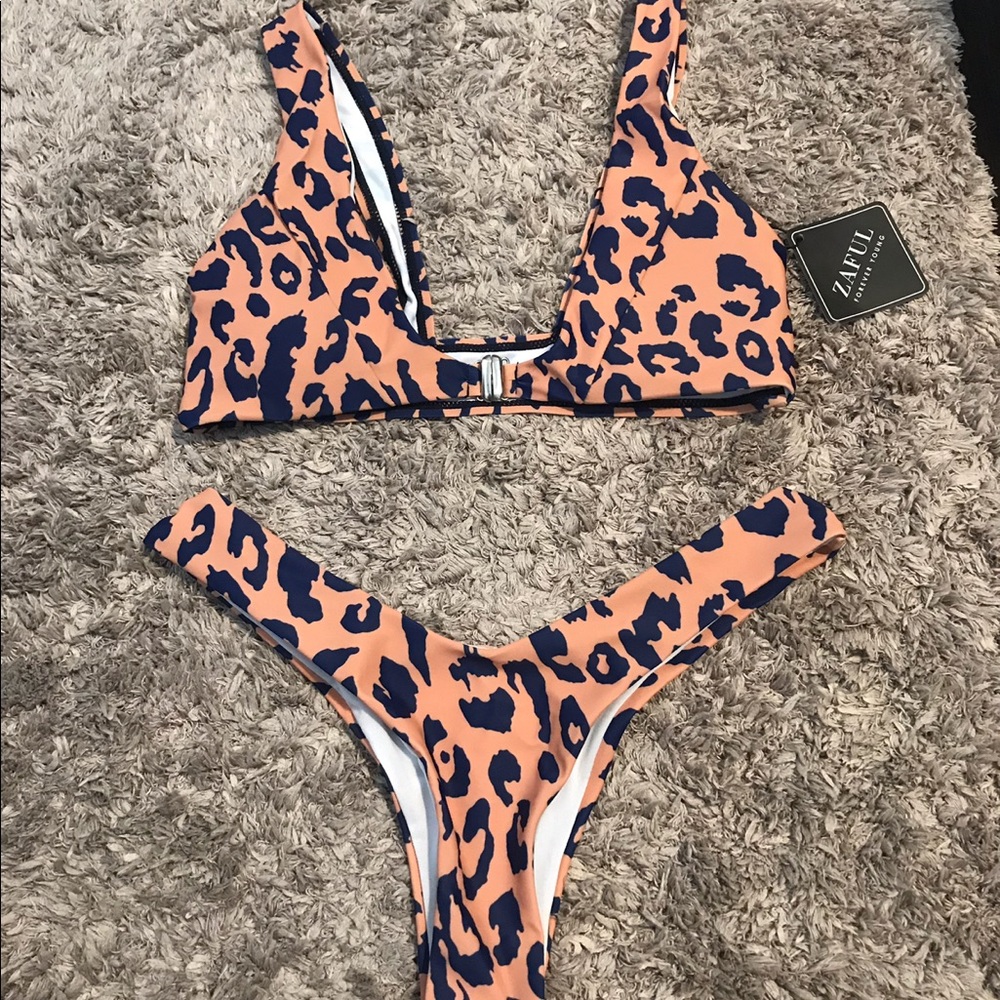 Cheetah print bikini
